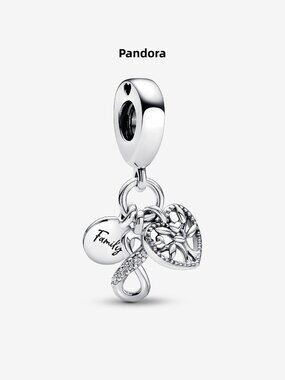 Pandora Family Infinity Triple Dangle Charm